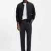 Regular-fit pants in virgin-wool serge Regular-fit pants in virgin-wool serge