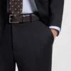 Regular-fit pants in virgin-wool serge Regular-fit pants in virgin-wool serge