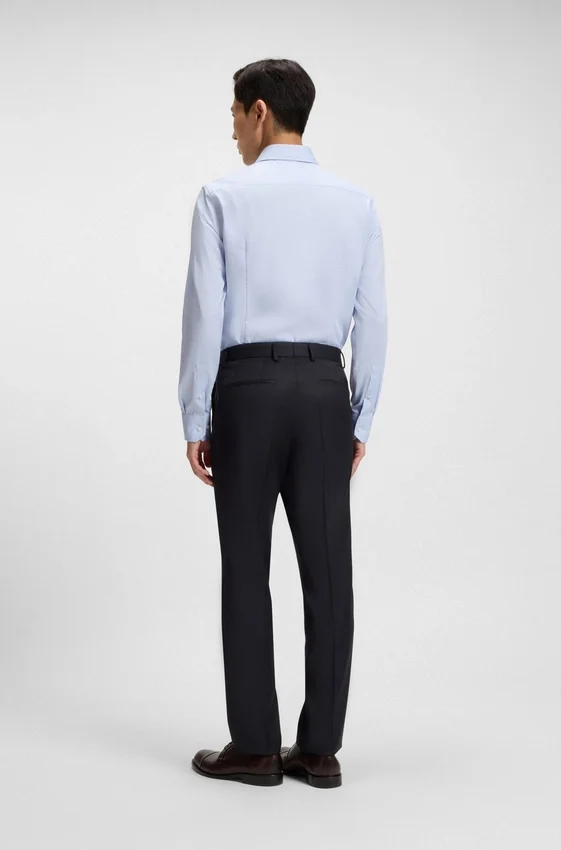 Regular-fit pants in virgin-wool serge Regular-fit pants in virgin-wool serge