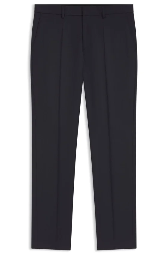 Regular-fit pants in virgin-wool serge Regular-fit pants in virgin-wool serge
