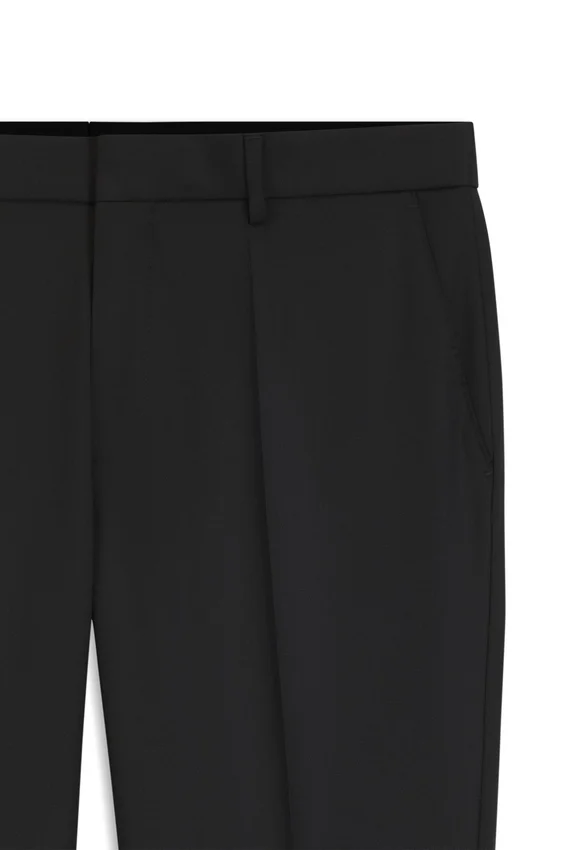 Regular-fit pants in virgin-wool serge Regular-fit pants in virgin-wool serge