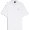 Regular-fit polo shirt in mercerized interlock cotton