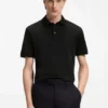 Regular-fit polo shirt in mercerized Italian cotton Regular-fit polo shirt in mercerized Italian cotton