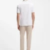 Regular-fit polo shirt in mercerized Italian cotton Regular-fit polo shirt in mercerized Italian cotton