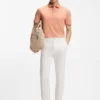 Regular-fit polo shirt in mercerized Italian cotton Regular-fit polo shirt in mercerized Italian cotton