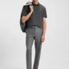 Regular-fit polo shirt in mercerized Italian cotton Regular-fit polo shirt in mercerized Italian cotton