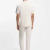 Regular-fit polo shirt in mercerized Italian cotton Regular-fit polo shirt in mercerized Italian cotton