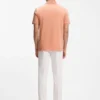 Regular-fit polo shirt in mercerized Italian cotton Regular-fit polo shirt in mercerized Italian cotton