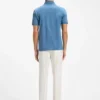 Regular-fit polo shirt in mercerized Italian cotton Regular-fit polo shirt in mercerized Italian cotton