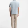 Regular-fit polo shirt in mercerized Italian cotton Regular-fit polo shirt in mercerized Italian cotton