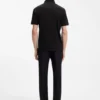 Regular-fit polo shirt in mercerized Italian cotton Regular-fit polo shirt in mercerized Italian cotton