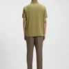 Regular-fit polo shirt in mercerized Italian cotton Regular-fit polo shirt in mercerized Italian cotton