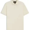Regular-fit polo shirt in mercerized Italian cotton Regular-fit polo shirt in mercerized Italian cotton