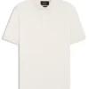 Regular-fit polo shirt in mercerized Italian cotton Regular-fit polo shirt in mercerized Italian cotton