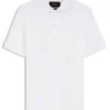 Regular-fit polo shirt in mercerized Italian cotton Regular-fit polo shirt in mercerized Italian cotton