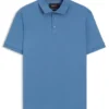 Regular-fit polo shirt in mercerized Italian cotton Regular-fit polo shirt in mercerized Italian cotton