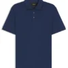 Regular-fit polo shirt in mercerized Italian cotton Regular-fit polo shirt in mercerized Italian cotton