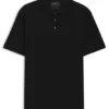 Regular-fit polo shirt in mercerized Italian cotton Regular-fit polo shirt in mercerized Italian cotton