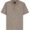 Regular-fit polo shirt with micro mouliné finish Regular-fit polo shirt with micro mouliné finish
