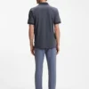 Regular-fit shirt in bubble-structure cotton