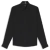 Regular-fit shirt in cotton-blend flannel
