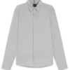Regular-fit shirt in cotton-blend flannel