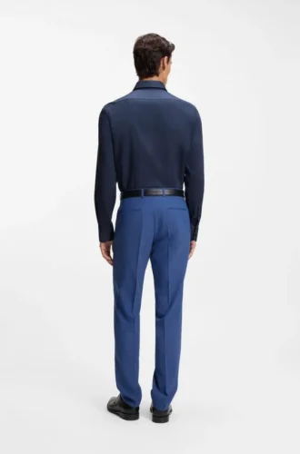 Regular-fit shirt in cotton dobby Regular-fit shirt in cotton dobby