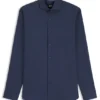 Regular-fit shirt in cotton dobby