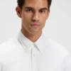 Regular-fit shirt in cotton poplin