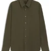 Regular-fit shirt in cotton poplin