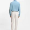 Regular-fit shirt in Italian-made denim