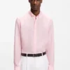 Regular-fit shirt in linen