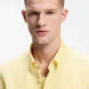 Regular-fit shirt in linen