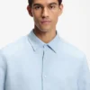 Regular-fit shirt in linen