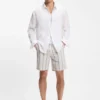 Regular-fit shirt in linen
