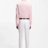 Regular-fit shirt in linen