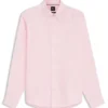 Regular-fit shirt in linen