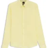 Regular-fit shirt in linen