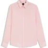 Regular-fit shirt in linen