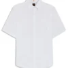 Regular-fit shirt in linen
