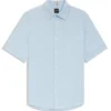 Regular-fit shirt in linen