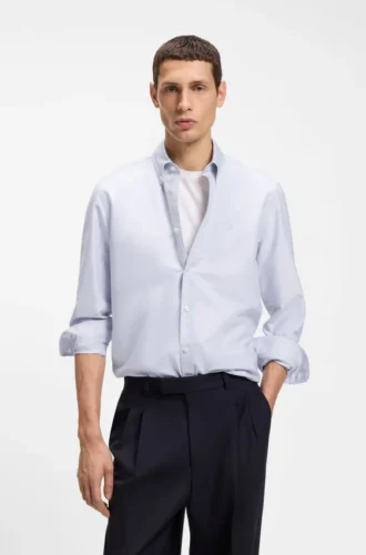 Regular-fit shirt in Oxford cotton