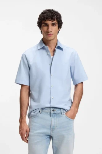 Regular-fit shirt in Oxford cotton