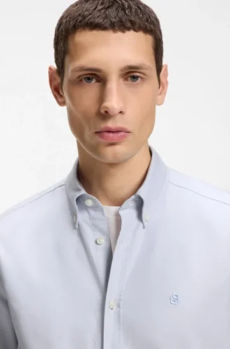 Regular-fit shirt in Oxford cotton
