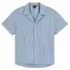 Regular-fit shirt in soft seersucker