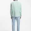 Regular-fit shirt in striped linen