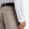 Regular-fit shirt in structured Italian-made cotton