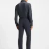 Regular-fit shirt in structured stretch jersey