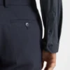 Regular-fit shirt in structured stretch jersey