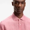 Regular-fit shirt in washed linen